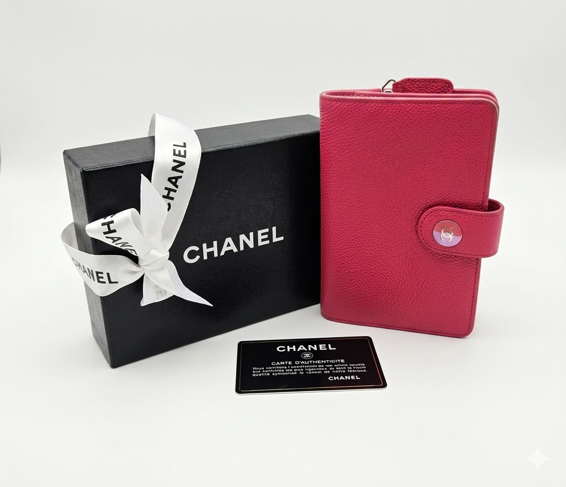 Chanel Classic Flap Wallet – Limited Edition Two-Tone Pink & Lilac handbag from the Lux D'Oré collection