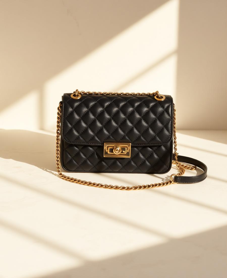 Chanel Classic Flap, Medium in Black Caviar Leather, Gold Hardware